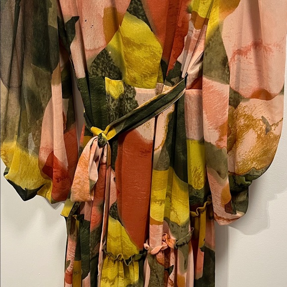 Hutch Geo Wrap Dress - Small Small - Picture 10 of 10